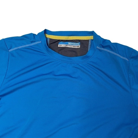 Mondetta Blue Lightweight Running Gym Athletic Breathable Short Sleeved … - Picture 2 of 8